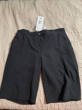 Black Women's Bike Shorts - Lightweight Active Stretch